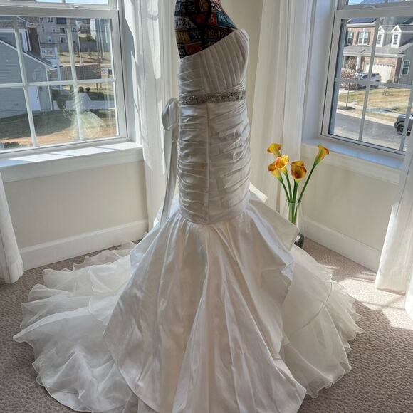 Mori Lee by Madeline Gardner Mermaid Wedding Gown *NWT - Picture 5 of 9